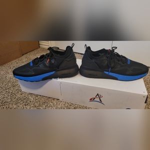 ADIDAS ZX 2K Boost Black Glow Blue